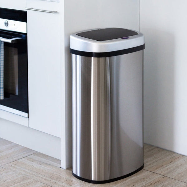 Healthy Choice 60L Stainless Steel Motion Sensor Rubbish Bin Rubbish Bins