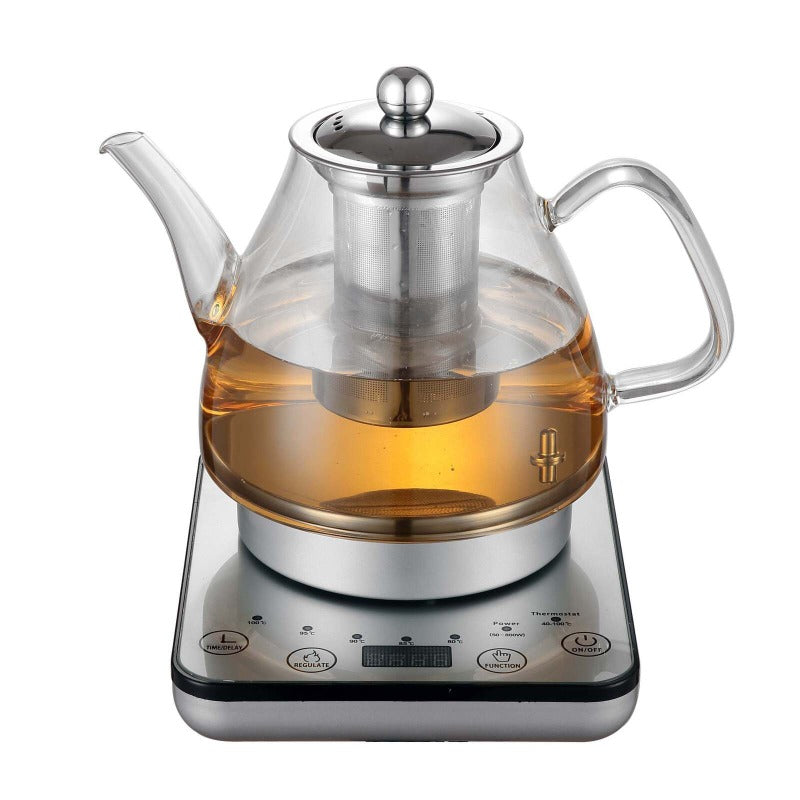 1.2L Digital Glass Kettle W/ Electric Tea Pot & Infuser 800W Kettles