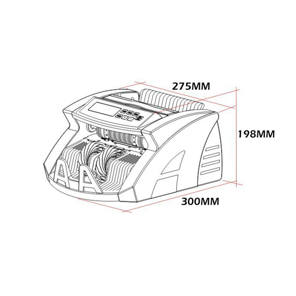 Australian Currency Notes Cash Counter Machine + Quantity Digital Display Restaurant Signs