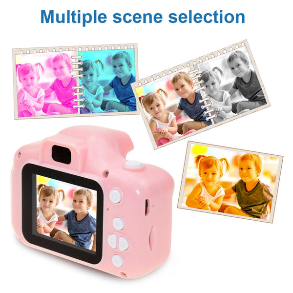 Mini Digital Children Camera Kids 2.0" Lcd Toy 32G Card Hd