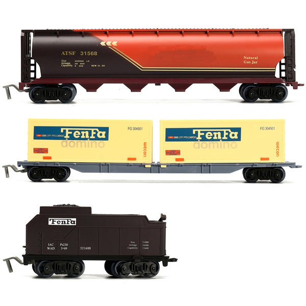 Electric Large Classic Train Set Rail Track Carriages Kids Vehicle Toy Gift Toy Trains