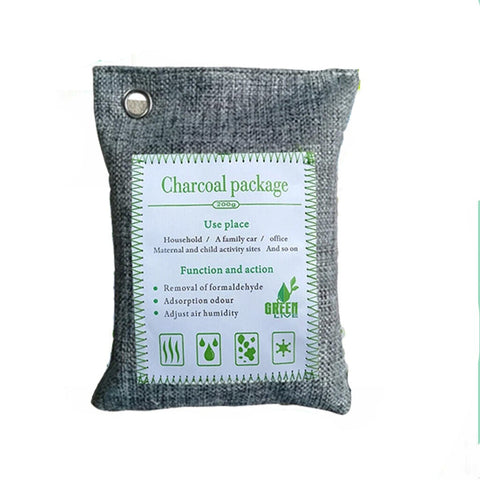 20Pcs Air Purifying Bags Activated Bamboo Charcoal Freshener For Car Home Shoes 200G