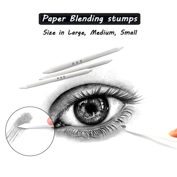 72Pcs Professional Drawing Artist Kit Set Pencils And Sketch Charcoal Tools Art Pencils & Charcoal