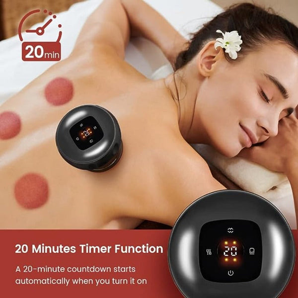 6 Levels Electric Cupping Therapy Massager Portable Rechargeable Massagers