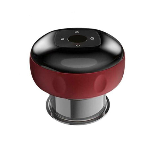 12 Levels Electric Cupping Therapy Smart Scraping Massager Red Light Heating Body Slimming Massagers