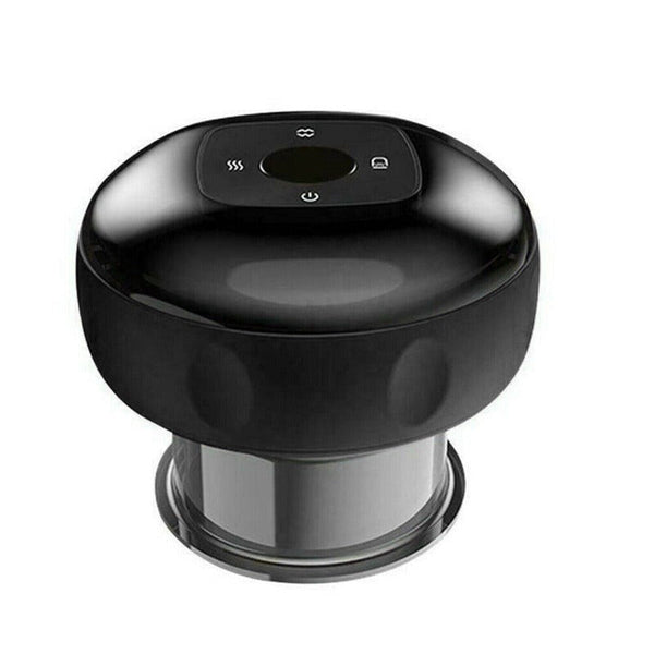 12 Levels Electric Cupping Therapy Smart Scraping Massager Red Light Heating Body Slimming Massagers