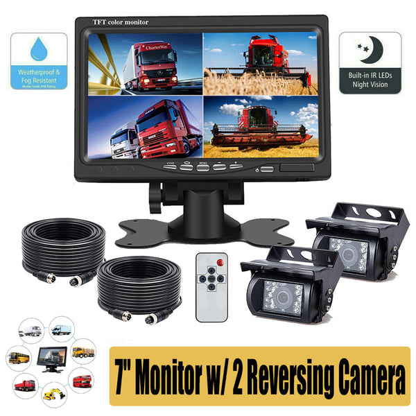 7 Inch Monitor Reversing Camera Night Vision Car Rear View Kit For Truck Rear View Monitors/Cams & Kits