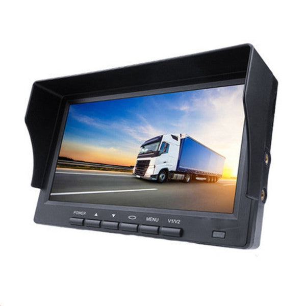4 Channel Split 7" Screen Monitor W/4 Reversing Camera Kit For Truck Trailer Bus Rear View Monitors/Cams & Kits