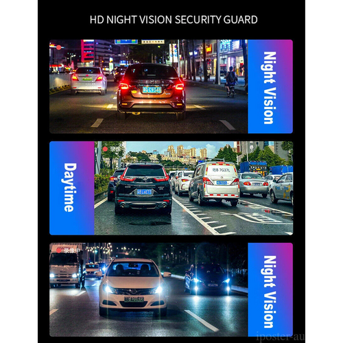Wireless 4 Channel Split 7" Screen Monitor W/4 Reversing Camera Kit For Truck Trailer Bus Rear View Monitors/Cams & Kits