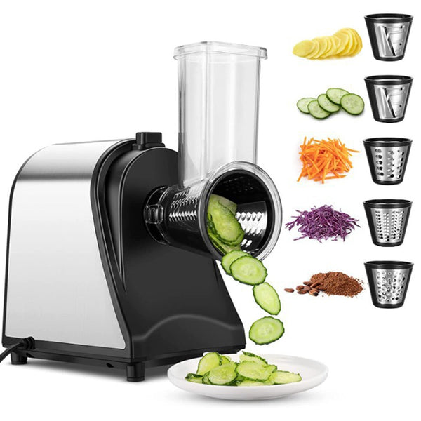 Electric Grater Vegetable Food Rotary Drum Chopper Slicer Graters & Zesters