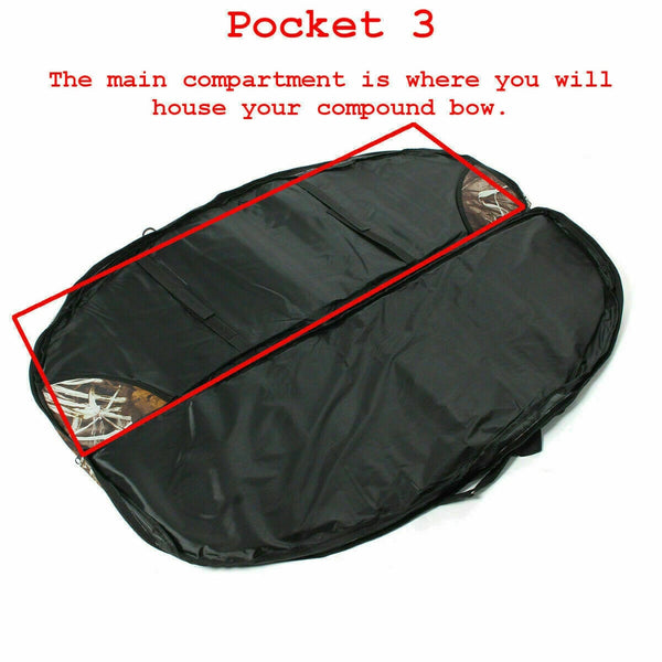 115 Centimeter Portable Compound Bow Bag Archery Arrows Carry Case With Holder Archery Bags