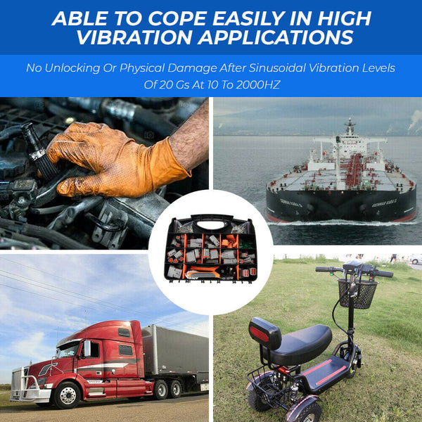 1000Pcs Deutsch Dt Connector Plug Kit With Genuine Crimp Tool Auto Marine Other Auto Tools & Supplies