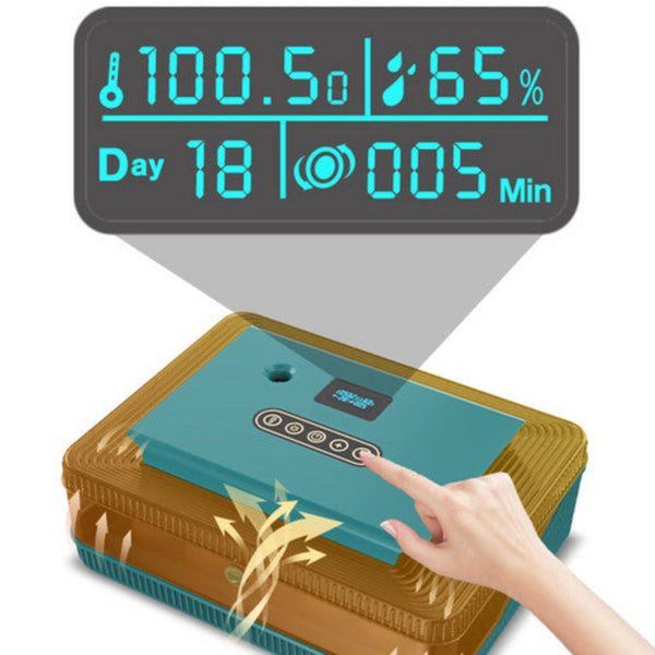 Digital Led Fully Automatic 25 Egg Incubator Hatch Turning Chicken Eggs Poultry Incubators