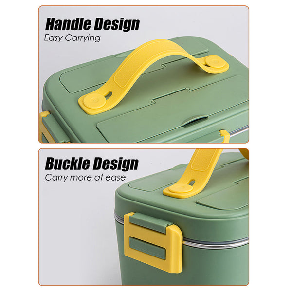 75W Electric Lunch Box Food Warmer 1.8L Portable Leak Proof Car Home Au Lunchboxes