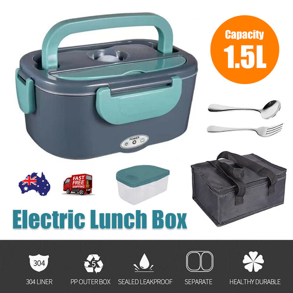 Electric Lunch Box Food Warmer Portable Leakproof Car Home Picnic Lunchboxes