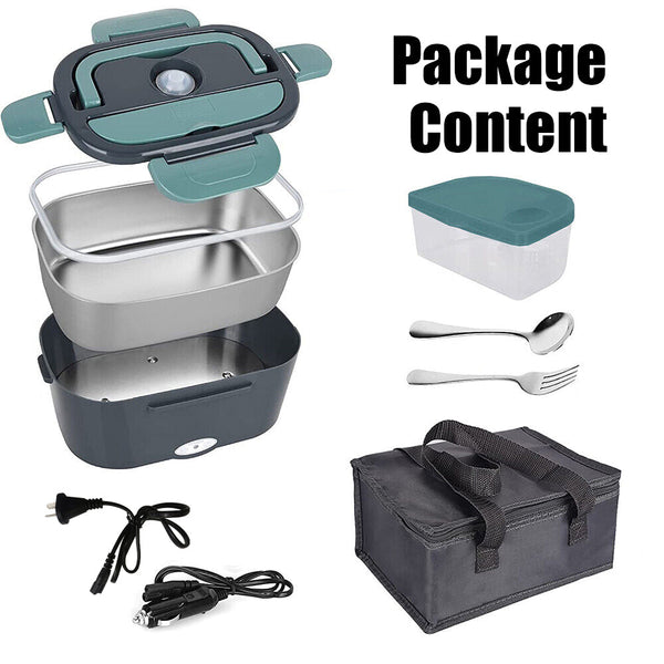 Electric Lunch Box Food Warmer Portable Leakproof Car Home Picnic Lunchboxes