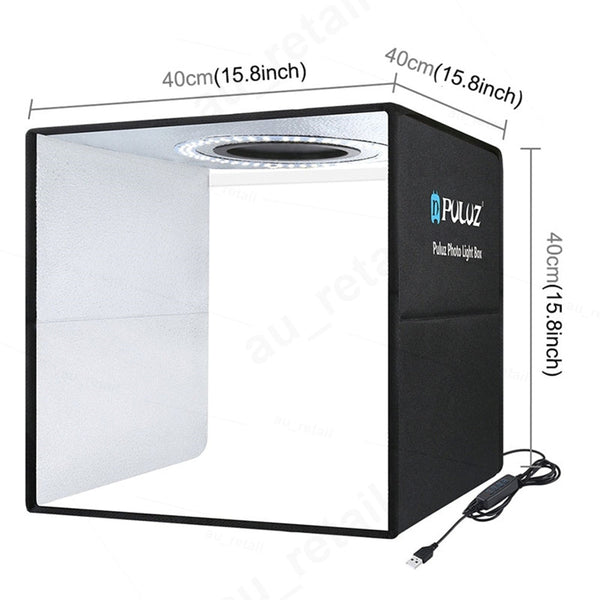 40Cm Portable Photo Studio Led Light Tent Bar Cube Soft Box Room Photography Softboxes & Diffusers