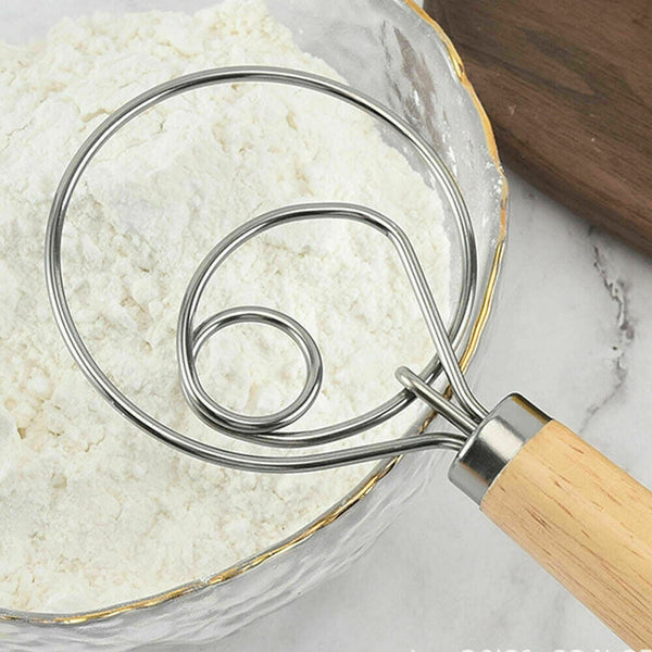 13 Inches Baking Dough Stainless Steel Large Wire Whisk Mixer Bread Cooking Tool