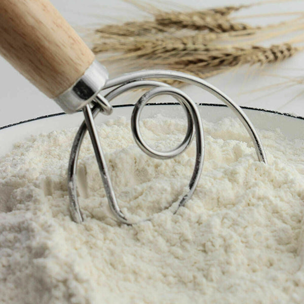 13 Inches Baking Dough Stainless Steel Large Wire Whisk Mixer Bread Cooking Tool Cooking Utensils