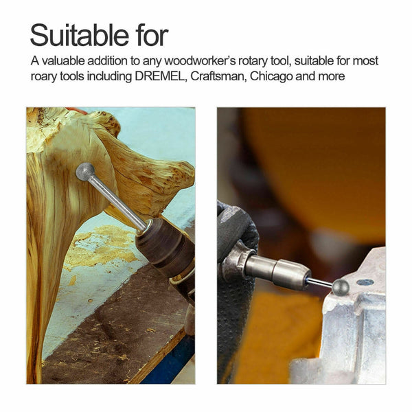 20Pcs Diamond Grinding Heads Mini Drill Burrs Bit Set 3Mm Shank For Rotary Tool Drill Bits