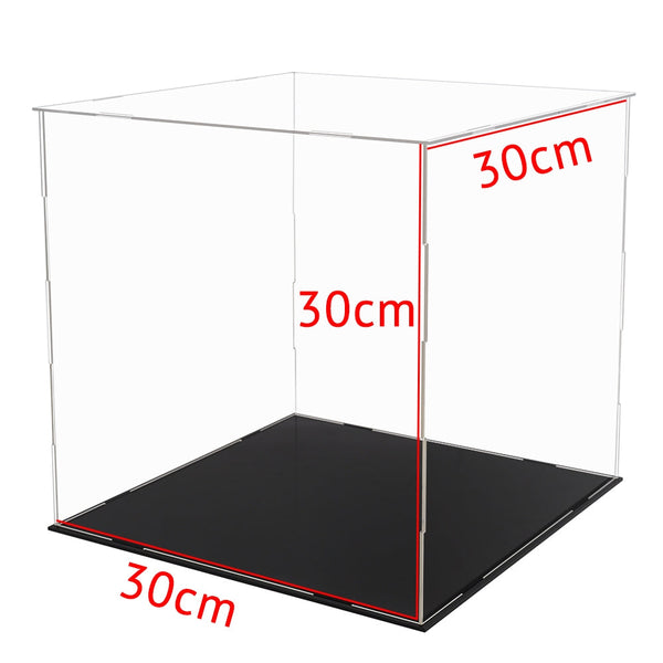 30X30x30cm Acrylic Display Case Dustproof Box Action Figure Model Car Collection Display Stands