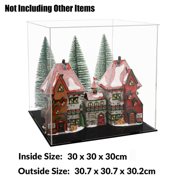 30X30x30cm Acrylic Display Case Dustproof Box Action Figure Model Car Collection Display Stands