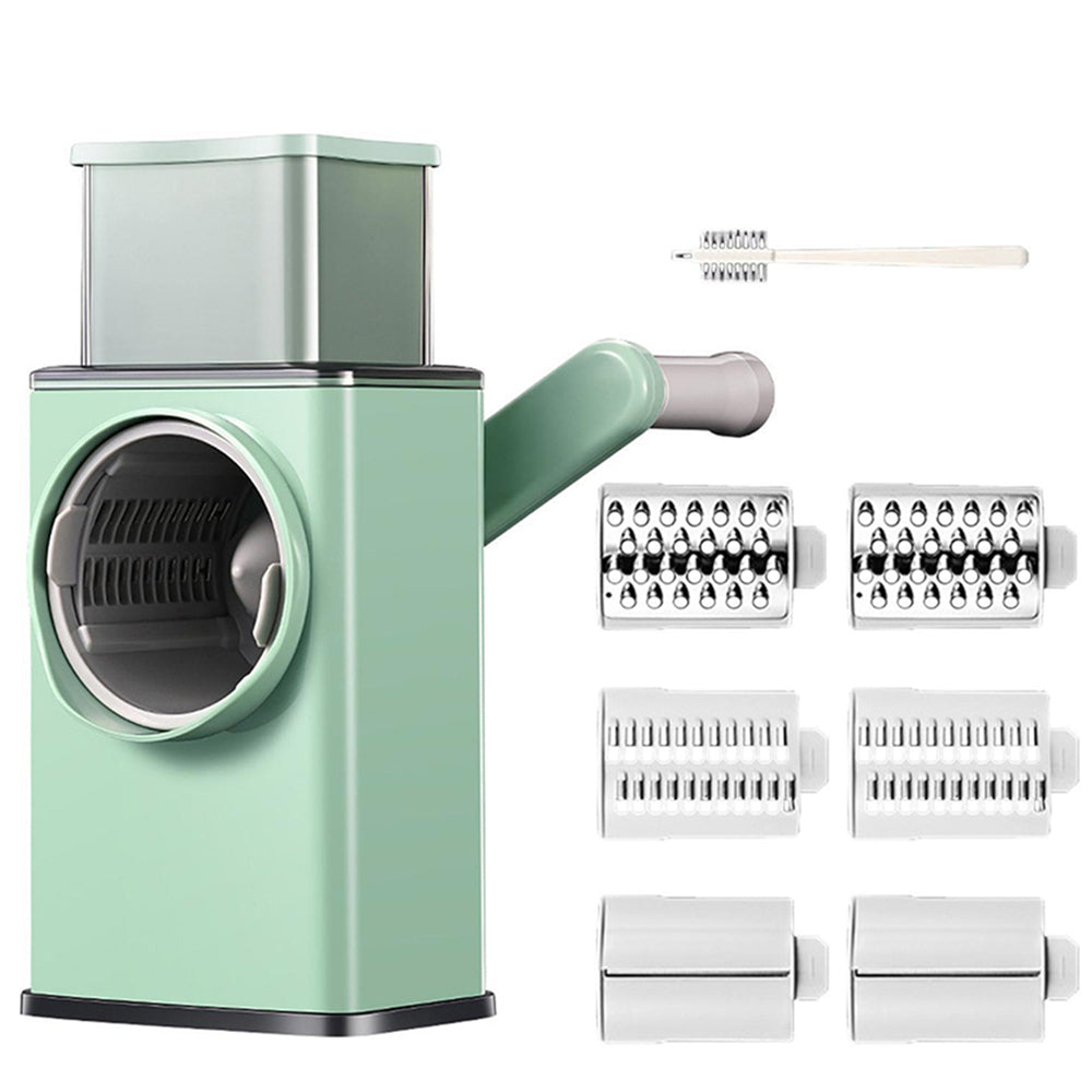 Kitchen Couture Vegetable Food Manual Rotary Drum Grater Chopper Slicer Fruit Cutter Choppers