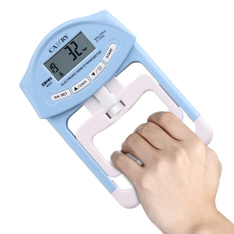 Digital Dynamometer Hand Grip Strength Muscle Tester Electronic Power Measure Lamps