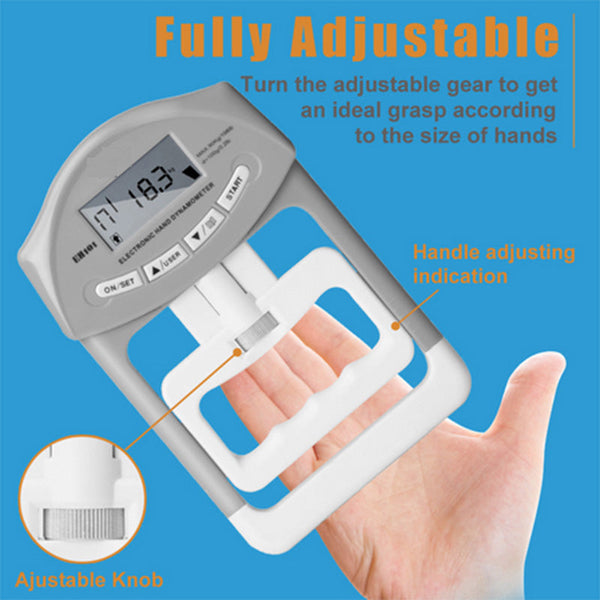 Digital Dynamometer Hand Grip Strength Muscle Tester Electronic Power Measure Hand Grippers