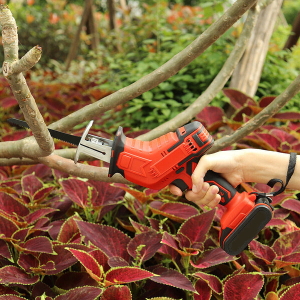 Red Cordless Electric Reciprocating Saw Cutter W+ Blades For Makita Battery Reciprocating Saws