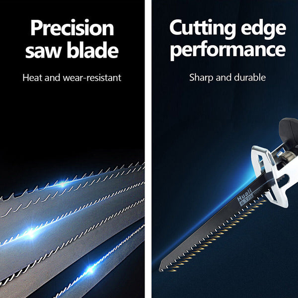 Red Cordless Electric Reciprocating Saw Cutter W+ Blades For Makita Battery Reciprocating Saws