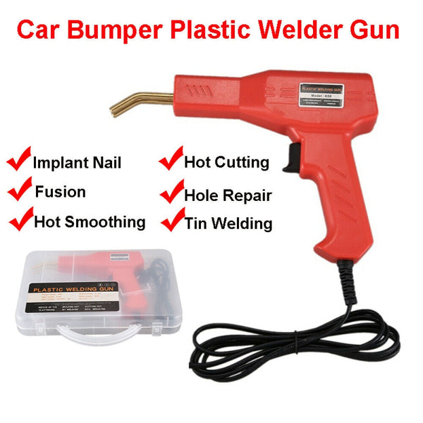 Handy Plastic Welder Garage Repair Welding Tool Kit Hot Staplers Bumper Machine Welding & Soldering Tools