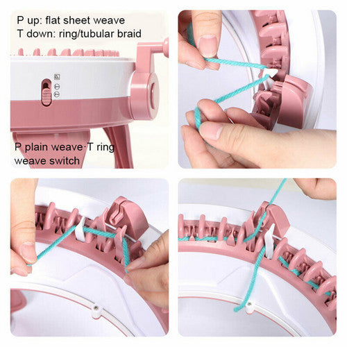 Diy Knitting Machine Weaving Swift Yarn Fiber String Ball Wool Winder Knitting Looms