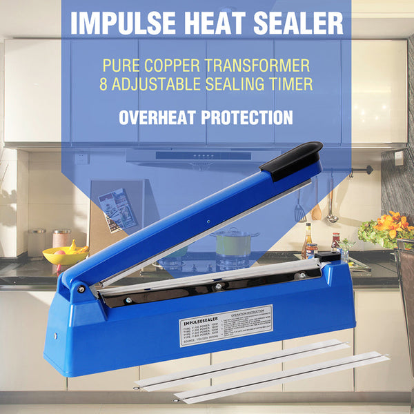 300Mm Impulse Heat Sealer Sealing Saa Machine Electric Plastic Poly Bag Sealers & Sealing Machines