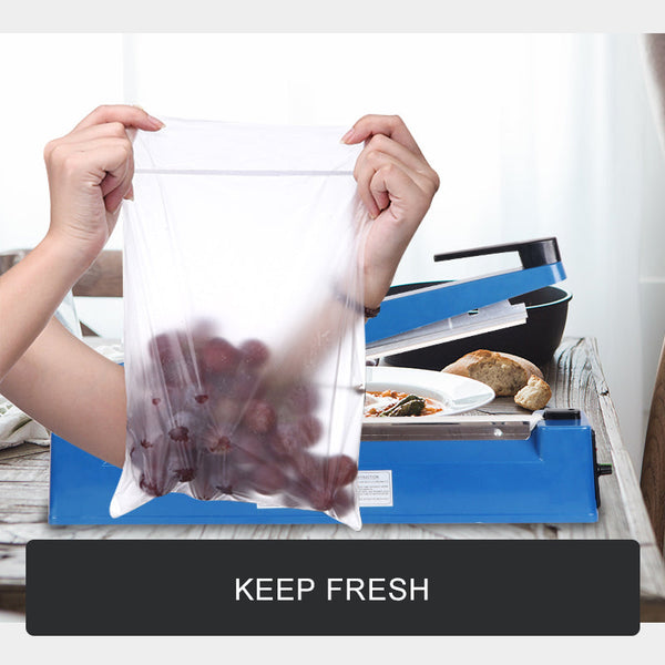 400Mm Electric Heat Sealer Sealing Machine Impulse Plastic Poly Bag Au Plug Hand Grippers