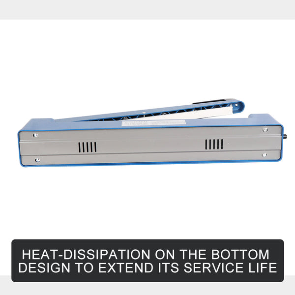 400Mm Electric Heat Sealer Sealing Machine Impulse Plastic Poly Bag Au Plug Hand Grippers