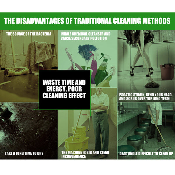 12 In Multi Foldable Steam Mop Handheld Floor Steamer Carpet Cleaning Cleaner Steam Cleaners