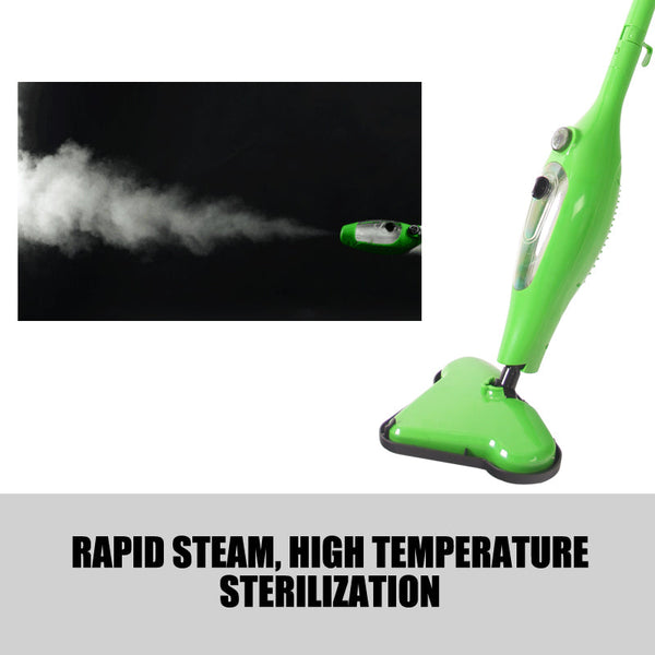 12 In Multi Foldable Steam Mop Handheld Floor Steamer Carpet Cleaning Cleaner Steam Cleaners