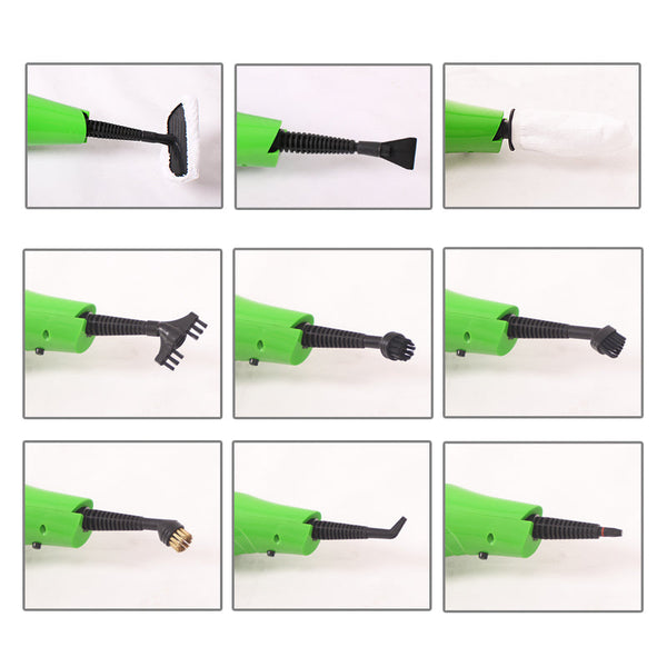 12 In Multi Foldable Steam Mop Handheld Floor Steamer Carpet Cleaning Cleaner Steam Cleaners