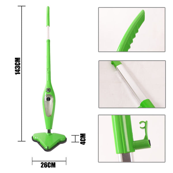 12 In Multi Foldable Steam Mop Handheld Floor Steamer Carpet Cleaning Cleaner Steam Cleaners