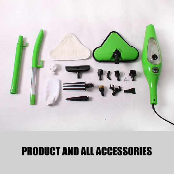 12 In Multi Foldable Steam Mop Handheld Floor Steamer Carpet Cleaning Cleaner Steam Cleaners