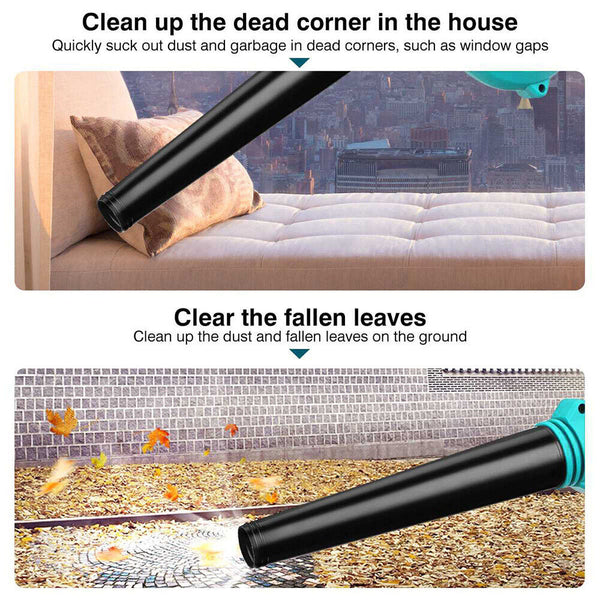 2-In-1 Cordless Electric Leaf Blower Dust Suction Vacuum Cleaner With Battery