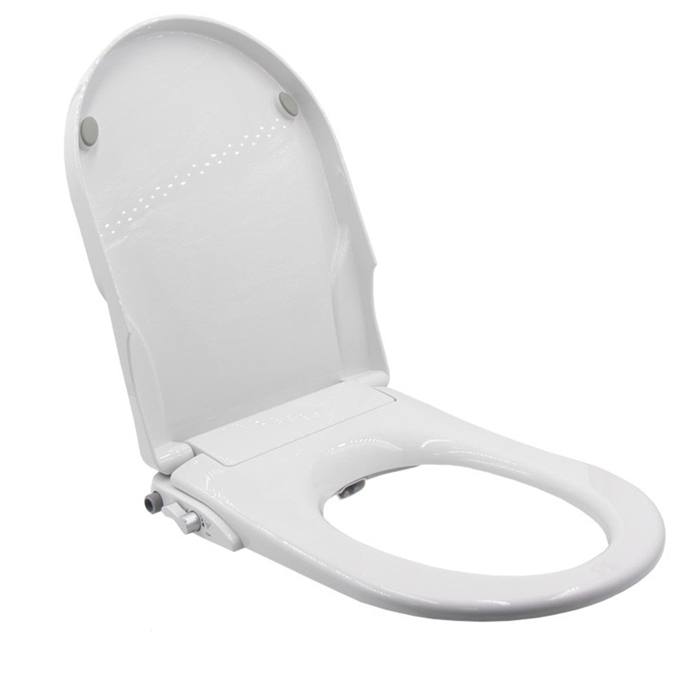 Non Electric Bidet Toilet Seat D Cover Bathroom Dual Nozzle Spray Water Wash Bidets