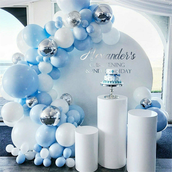 104Pcs Blue Balloon Arch Kit Set Garland Birthday Wedding Baby Shower Party Decor