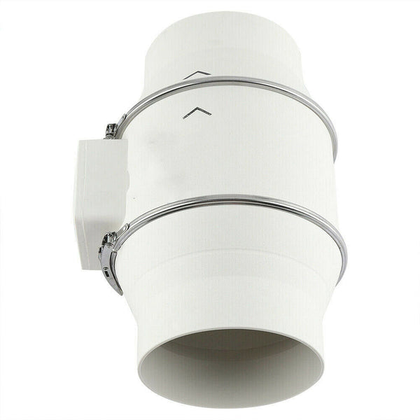 4'' Silent Extractor Fan Duct Hydroponic Inline Exhaust Vent Exhaust Fans & Ventilators