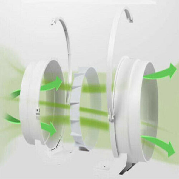 6" Inch Silent Extractor Fan Duct Hydroponic Inline Exhaust Vent Exhaust Fans & Ventilators