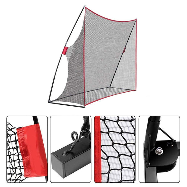 3M Huge Golf Practice Net Portable Hitting Swing Training Outdoor +Carry Bag
