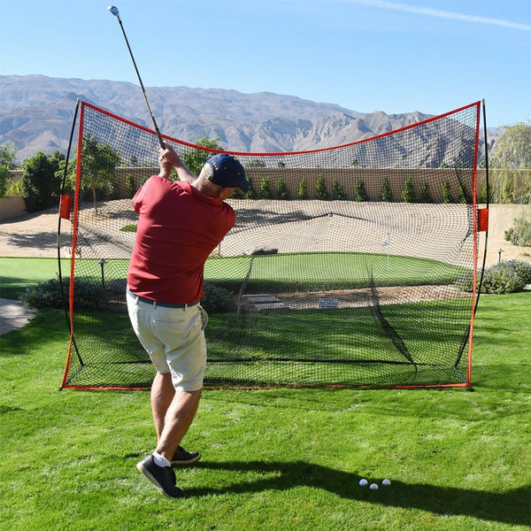 3M Huge Golf Practice Net Portable Hitting Swing Training Outdoor +Carry Bag Nets Cages & Mats
