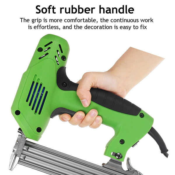 Electric Nail Gun Straight Nailer Framing Heavy Duty Woodworking Staplers