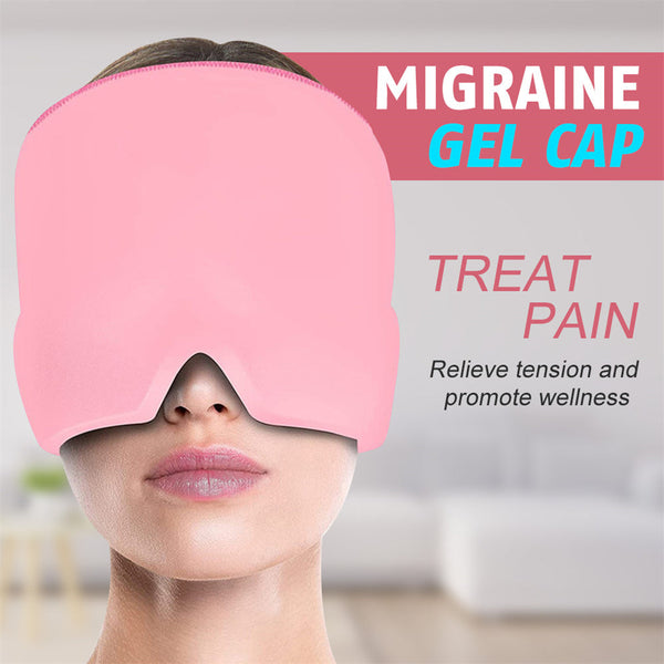 Migraine Relief Hat Aroma Season Ice Pack Therapy Headache Pain